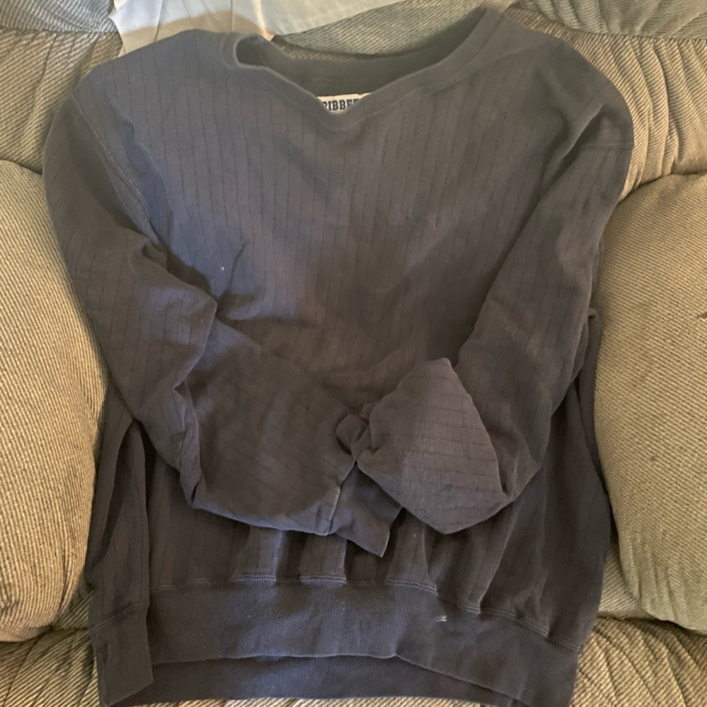 Men’s Vintage Champion Ribbed Crewneck Sweatshirt